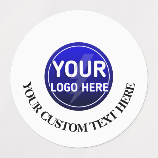 Creëer de aangepaste logo/bewerkbare sjabloon van labels (Design 3)