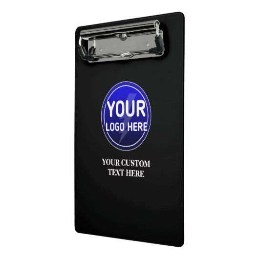 Creëer de aangepaste logo/bewerkbare sjabloon van  mini klembord (Angled2)