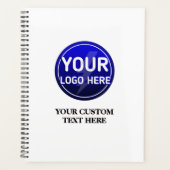 Creëer de aangepaste logo/bewerkbare sjabloon van  planner (Voorkant)