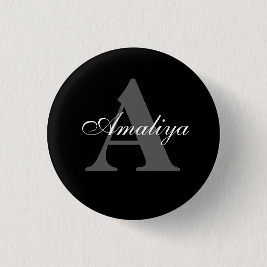 Creëer de aangepaste naam van uw eigenaar ronde button 3,2 cm (Voorkant)