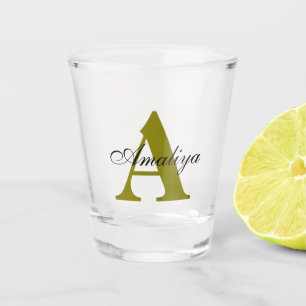 Creëer de aangepaste naam van uw eigenaar shot glas