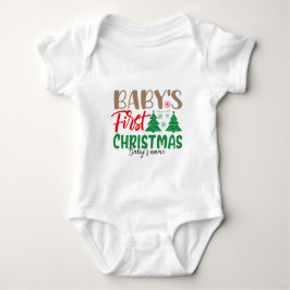 Creëer De eerste kerstdagen van je eigen baby Romper