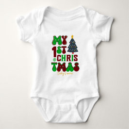 Creëer De eerste kerstdagen van je eigen baby Romper