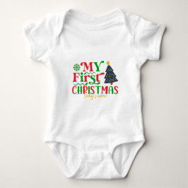 Creëer De eerste kerstdagen van je eigen baby Romper