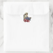 Creëer de vlag ster sticker (Tas)