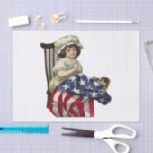 Creëer de vlag tissuepapier (Craft)