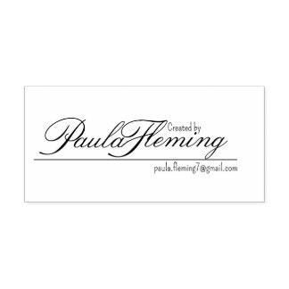 Creëer door Stamp met e-mail Zelfinktende Stempel