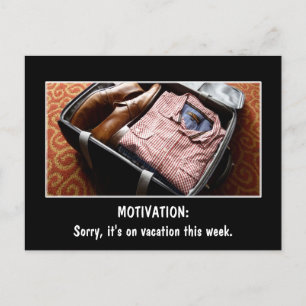 Creëer een aangepast demotiveringsgeschenk briefkaart