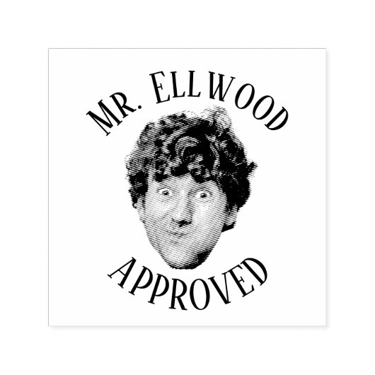 Creëer een aangepast grappig gezichtsveld goedkeur zelfinktende stempel (Design)