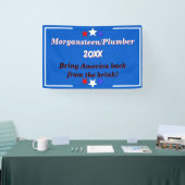 Creëer een aangepaste campagne voor politieke kand spandoek (Beurs)