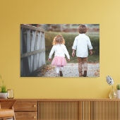 creëer Een aangepaste foto verpakte canvas muurkun (Insitu (Woonkamer))