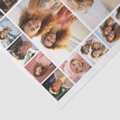 Creëer een aangepaste fotocollage - 25 foto's tissuepapier (Detail)