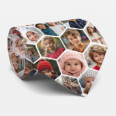 Creëer een Aangepaste fotocollage met 12 foto's Stropdas (Opgerold)