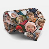 Creëer een Aangepaste fotocollage met 12 foto's Stropdas (Opgerold)