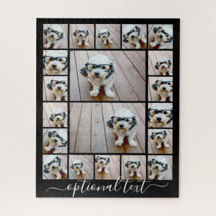 Creëer een Aangepaste fotocollage met 20 foto's Legpuzzel