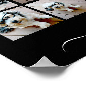 Creëer een Aangepaste fotocollage met 20 foto's Poster (Hoek)