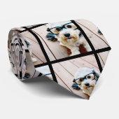 Creëer een Aangepaste fotocollage met 3 foto's Stropdas (Opgerold)