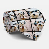 Creëer een Aangepaste fotocollage met 4 foto's Stropdas (Opgerold)