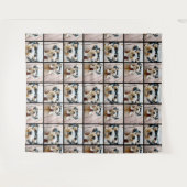 Creëer een Aangepaste fotocollage met 4 foto's Wandkleed (Voorkant (horizontaal))