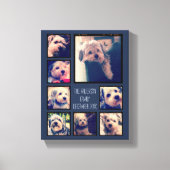 Creëer een Aangepaste fotocollage met 8 foto's Canvas Afdruk (Voorkant)