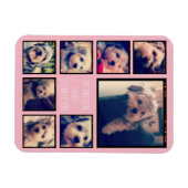 Creëer een Aangepaste fotocollage met 8 foto's Magneet (Horizontaal)