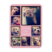 Creëer een Aangepaste fotocollage met 8 foto's Magneet (Verticaal)