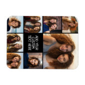 Creëer een Aangepaste fotocollage met 8 foto's Magneet (Horizontaal)