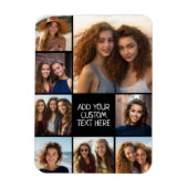 Creëer een Aangepaste fotocollage met 8 foto's Magneet (Verticaal)