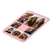 Creëer een Aangepaste fotocollage met 8 foto's Magneet (Linkerzijde)