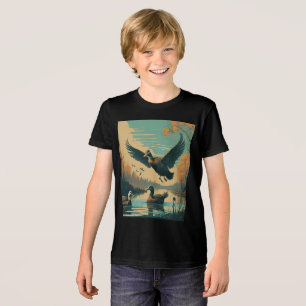 Creëer Een cartoon afbeelding van een groep apen z Tri-Blend Shirt