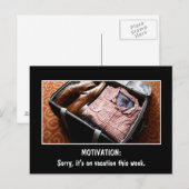 Creëer een demotivatiegeschenk op maat briefkaart (Voorkant / Achterkant)