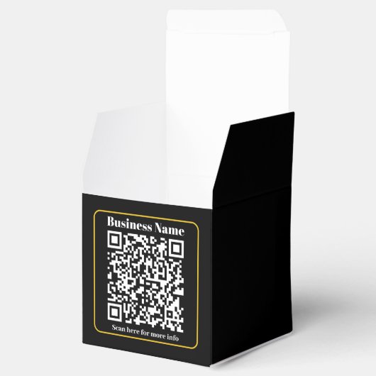 Creëer een direct scanbare QR-code voor bedrijven Bedankdoosjes (Geopend)
