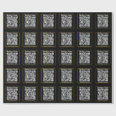 Creëer een direct scanbare QR-code voor bedrijven Cadeaupapier (Vlak)