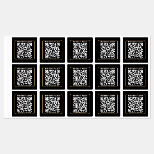 Creëer een direct scanbare QR-code voor bedrijven Labels (Vel)