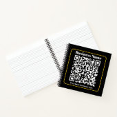 Creëer een direct scanbare QR-code voor bedrijven Notitieboek (Binnen)