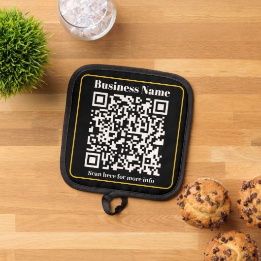 Creëer een direct scanbare QR-code voor bedrijven Pannenlap (Top down)