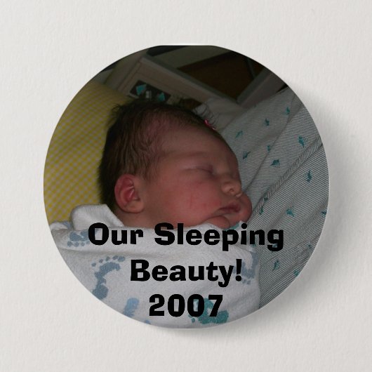 Creëer een knop! ronde button 7,6 cm (Voorkant)