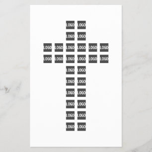 Creëer een kruispatroon met een Logo of Afbeelding Flyer