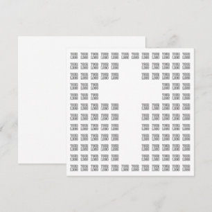 Creëer een kruispatroon met een Logo of Afbeelding Notitiekaartje
