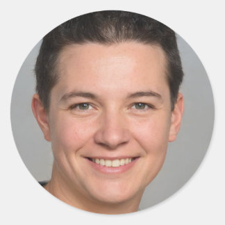 Creëer een leven waar je van houdt ronde sticker