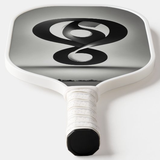 Creëer een logo met een vraagteken dat pickleball paddle (Laagn)