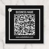 Creëer een moderne QR-code Bedankjes Labels (Voorkant)