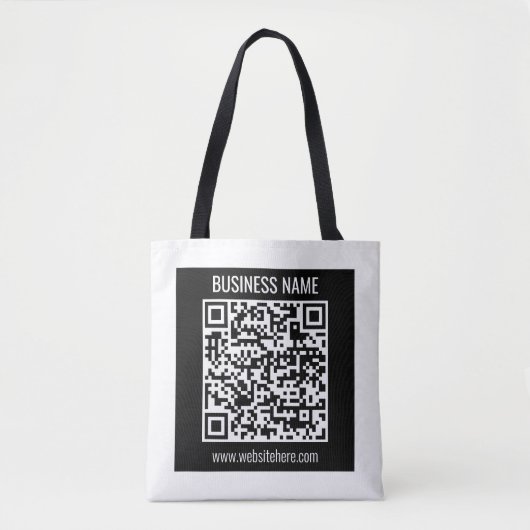 Creëer een moderne QR-code Draagtas (Voorkant)