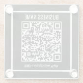 Creëer een moderne QR-code Glazen Onderzetter (Achterkant)
