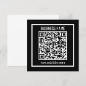 Creëer een moderne QR-code Kaart (Voorkant / Achterkant)