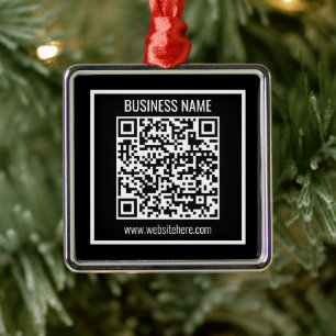 Creëer een moderne QR-code Metalen Ornament