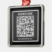 Creëer een moderne QR-code Metalen Ornament (Links)