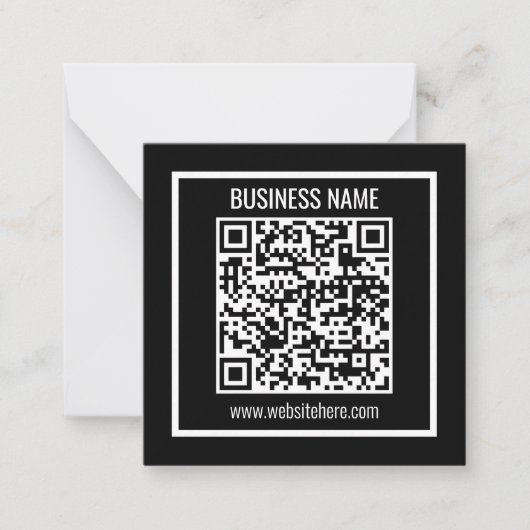 Creëer een moderne QR-code Notitiekaartje (Voorkant)