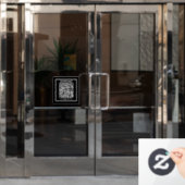 Creëer een moderne QR-code Raamsticker (Kantoordeur)