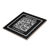 Creëer een moderne QR-code Tegeltje (Zijkant)